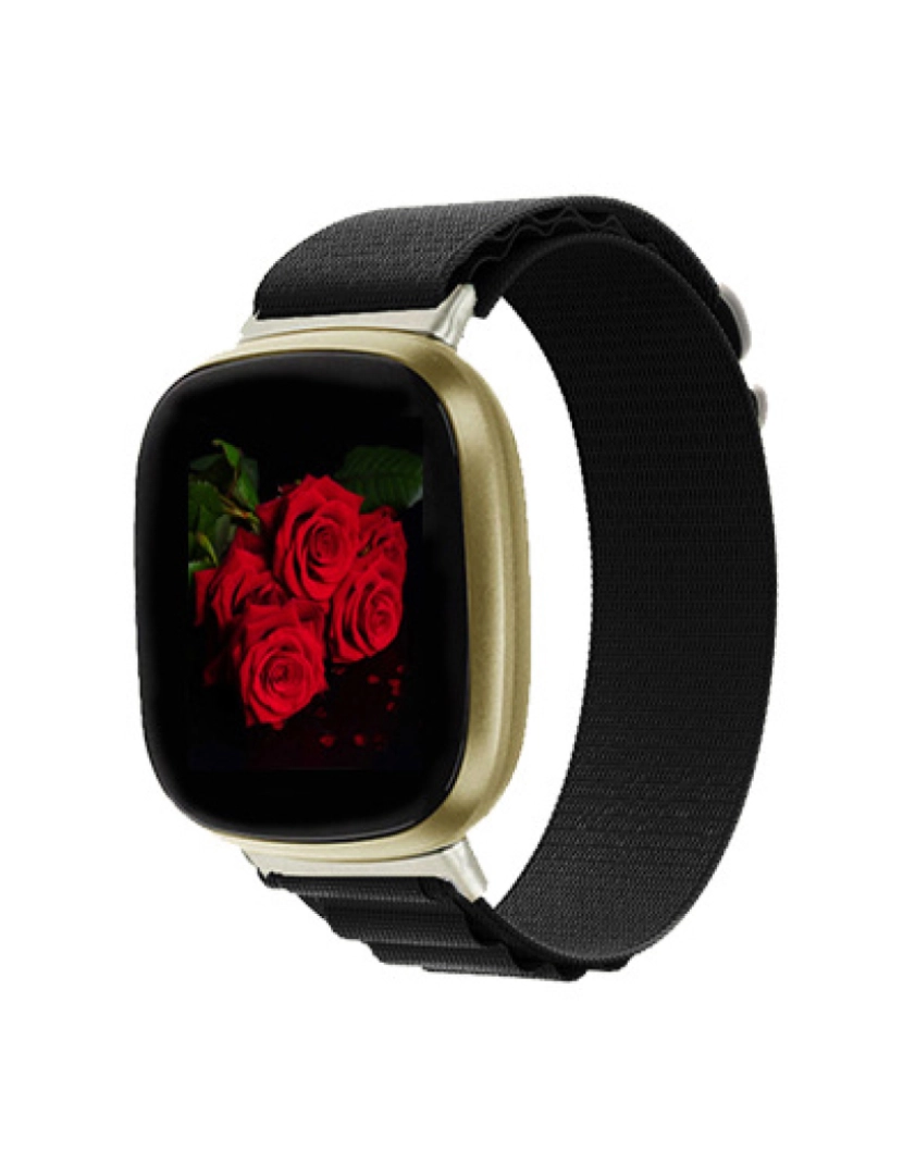 imagem de Pulseira de relógio Nylon Black  Fitbit Versa 33