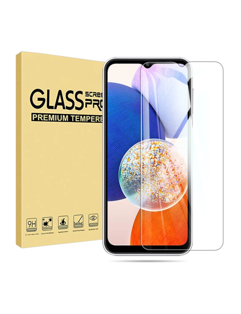 Inf - Protetor de tela de vidro temperado para Samsung Galaxy A15 Transparent