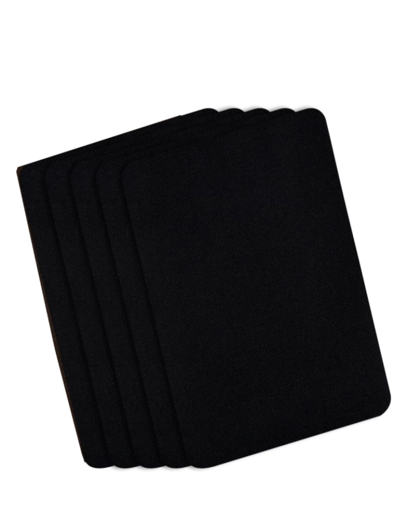 Inf - Pacote de 4 patches de ferro para equipe Black