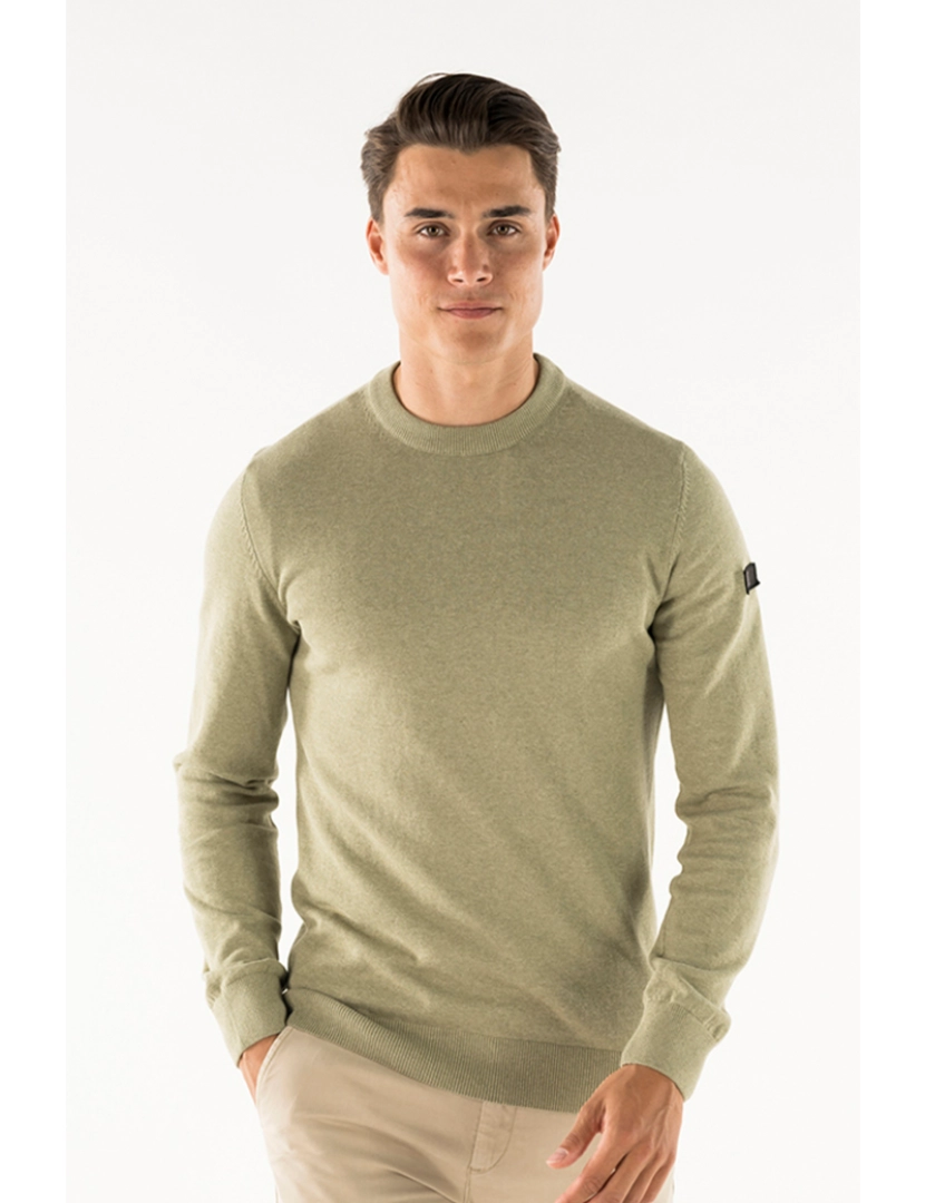 imagem de Presly & Sun Will R-Neck Knitted Pullover  Verde3