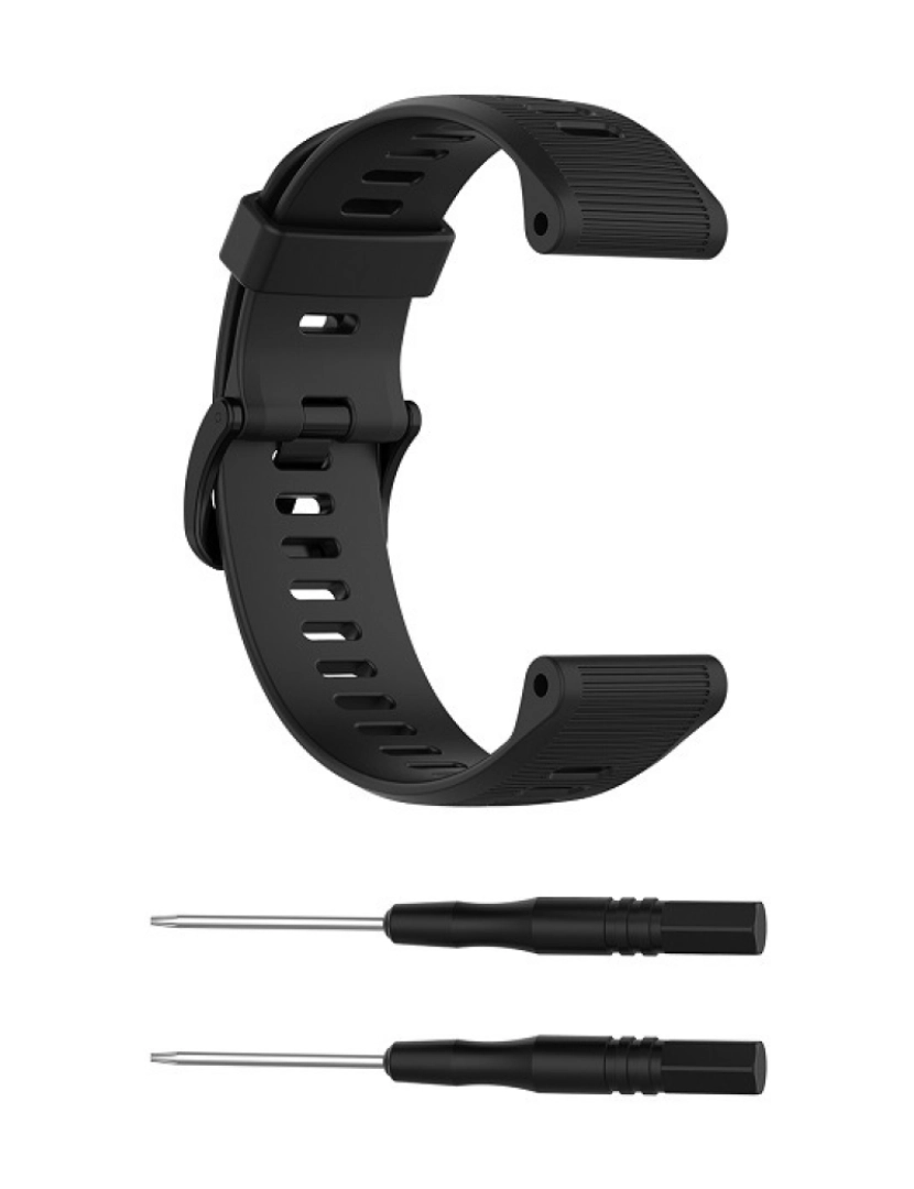 imagem de Pulseira de relógio de silicone Forerunner 945/935, Garmin Fenix 5 Black5