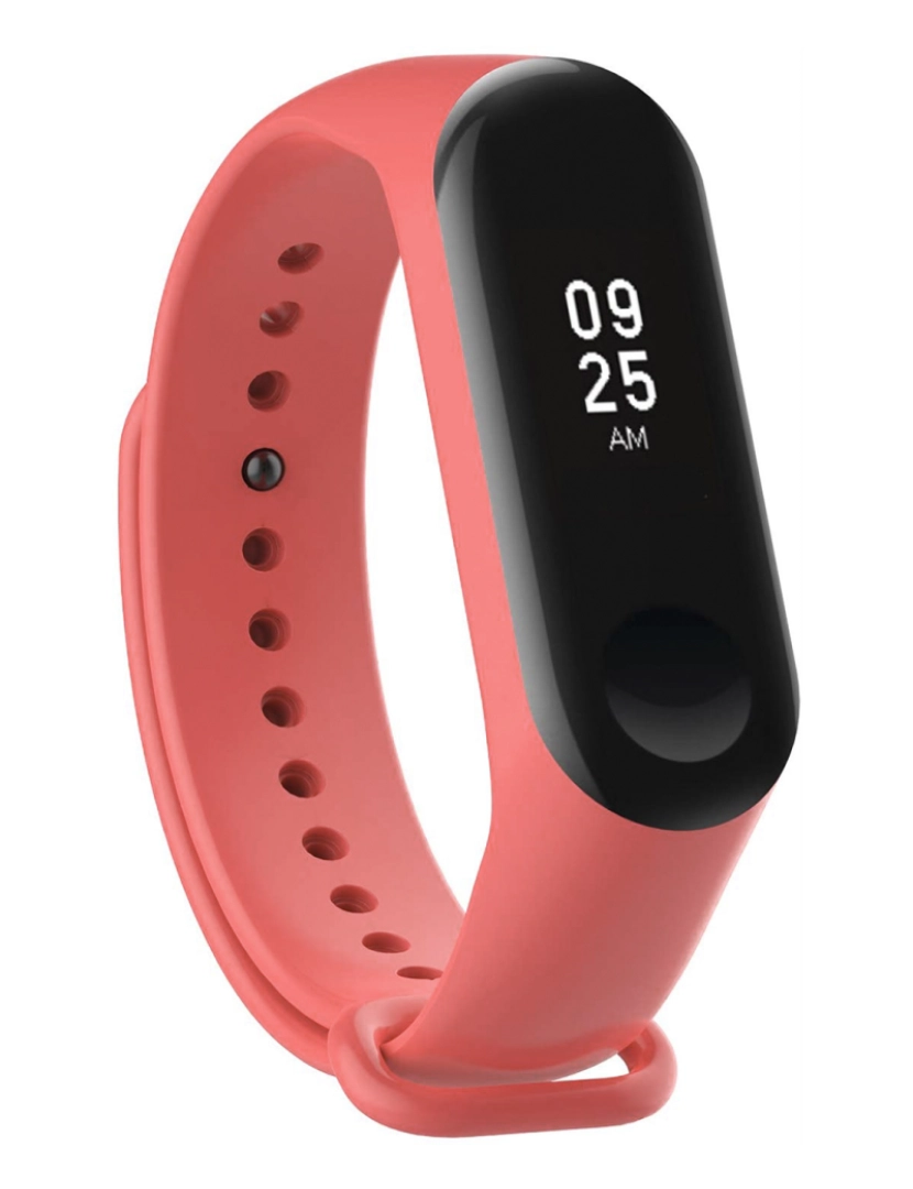 DAM - DAM Correia de silicone  compatível com Xiaomi Band 25x1x2 Cm. Cor rosa