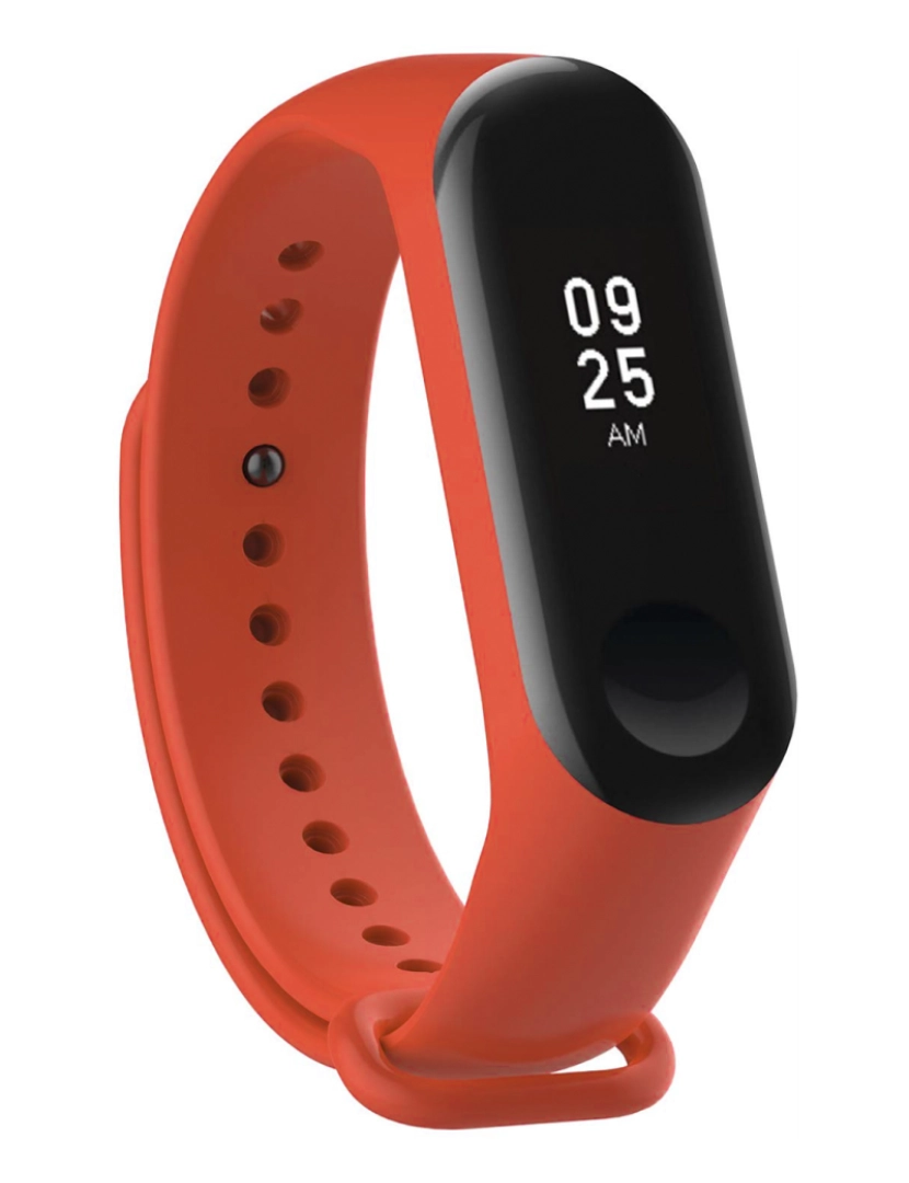 DAM - DAM Correia de silicone  compatível com Xiaomi Band 25x1x2 Cm. cor vermelha