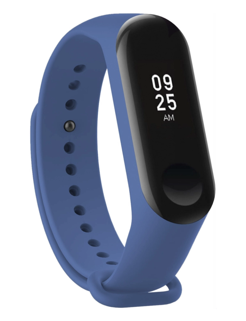 DAM - DAM Correia de silicone  compatível com Xiaomi Band 25x1x2 Cm. Cor: Azul Elétrico