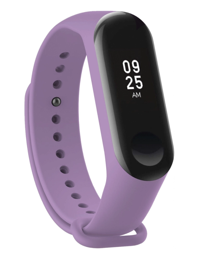 imagem de DAM Correia de silicone  compatível com Xiaomi Band 25x1x2 Cm. Violeta1