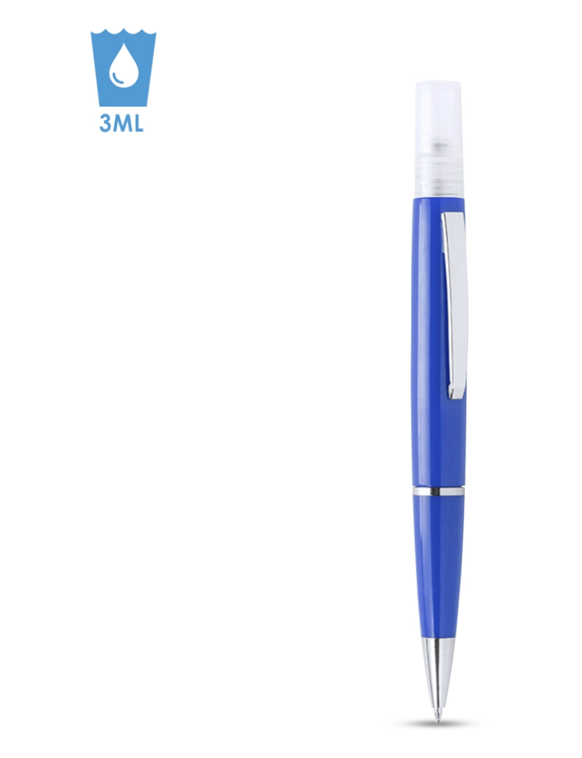 DAM - DAM Caneta higienizadora  Tromix com pulverizador recarregável integrado 3 Ml 1,4x1,4x15,7 Cm. Cor azul