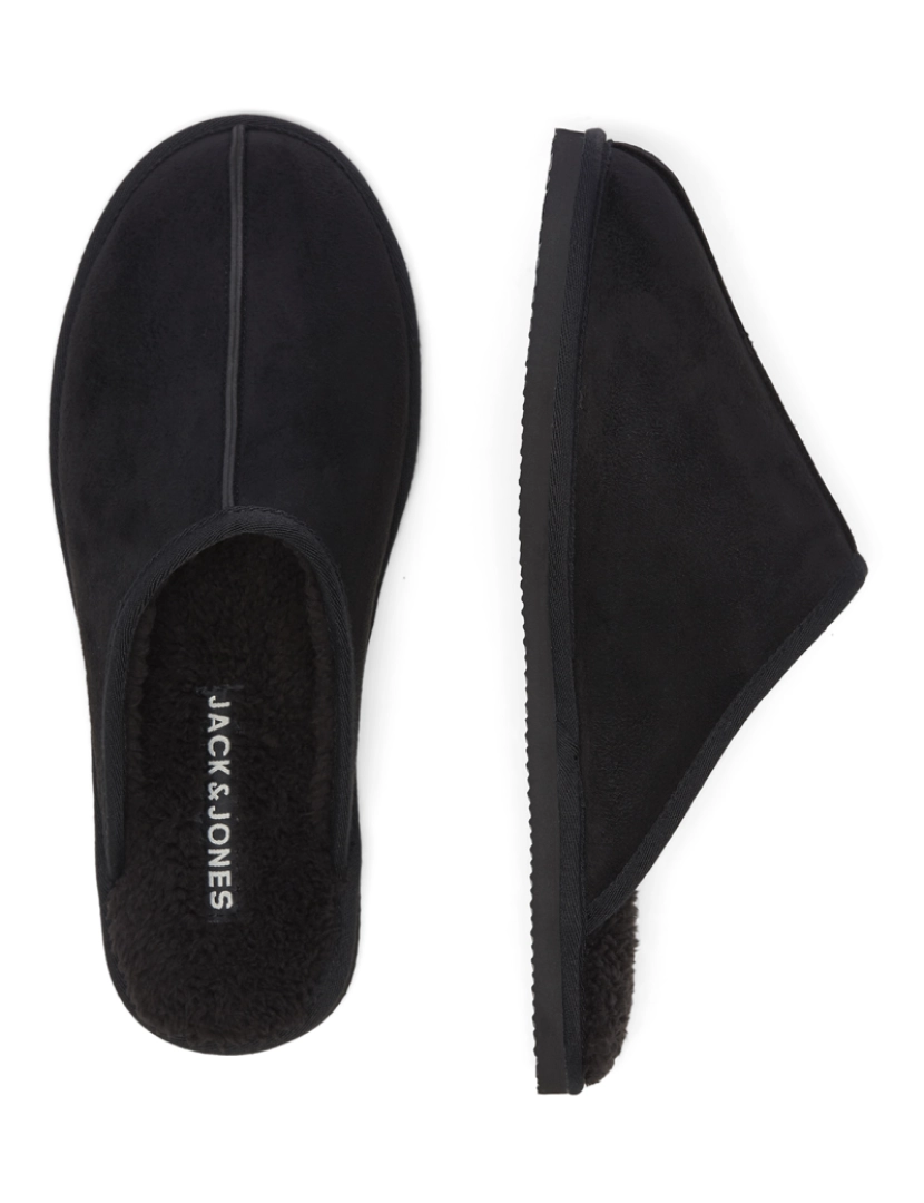 imagem de Jack & Jones Dudely Microfiber Pantoffel Negro4