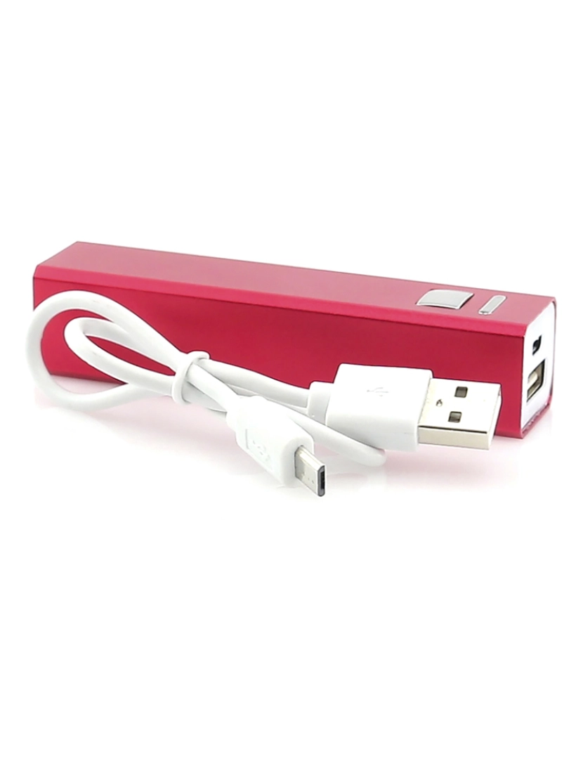 imagem de DAM Banco de potência  2200 mAh. Saída USB. Entrada micro USB 2,3x9,4x2,3 cm. Cor amarela4