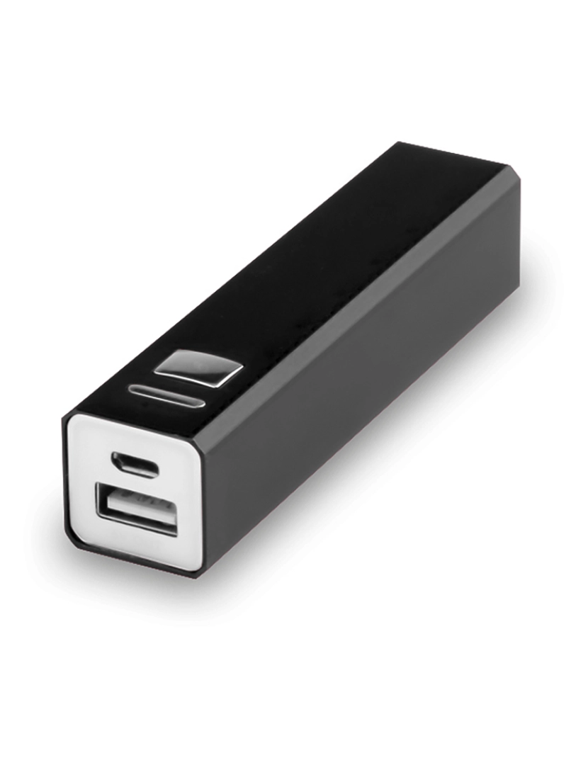 DAM - DAM Banco de potência  2200 mAh. Saída USB. Entrada micro USB 2,3x9,4x2,3 cm. Cor preta