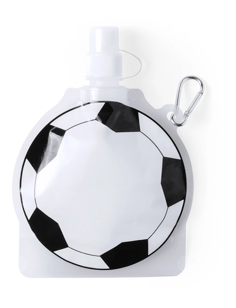 DAM - DAM  Match Bottle 400 ml de futebol. 16x21x3,3cm. Cor branca