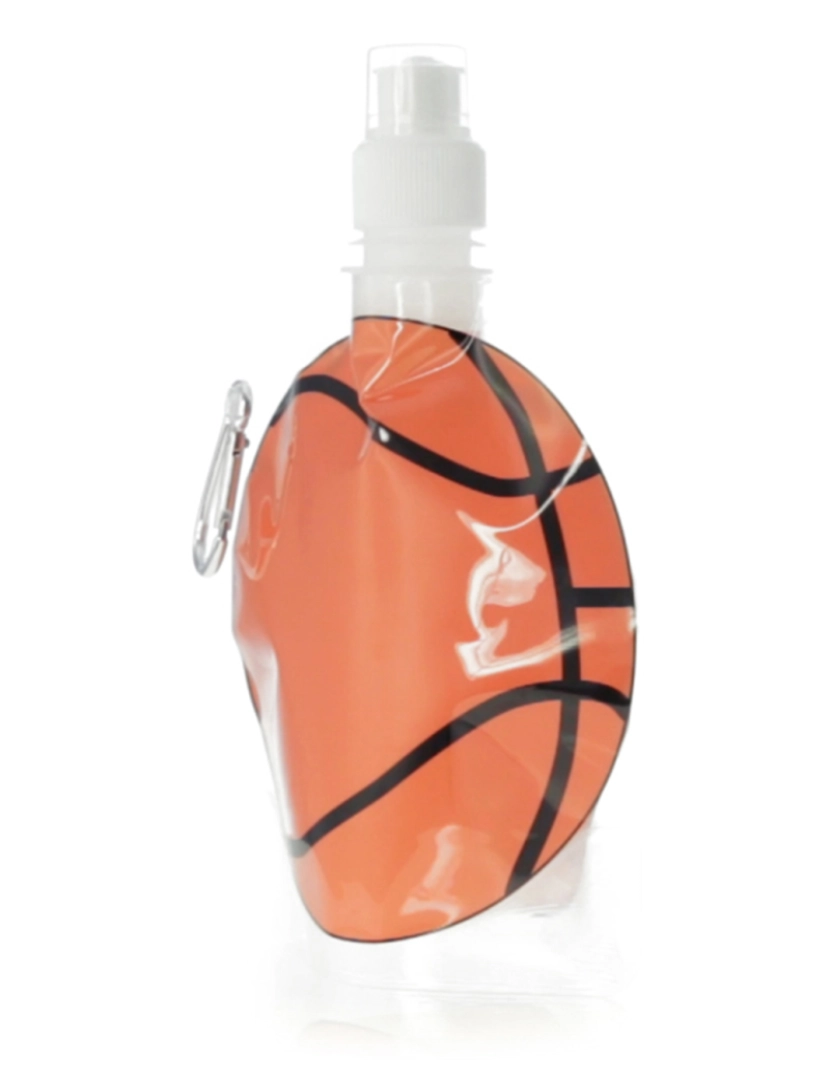 imagem de DAM Garrafa  Match 400 ml de basquete. 16x21x3,3cm. Cor laranja2