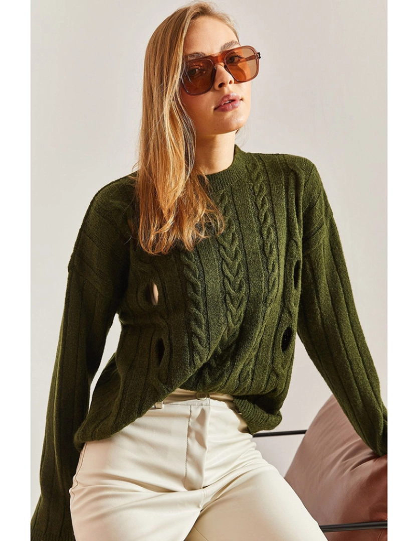 Defile - Sweatshirt de Senhora Verde