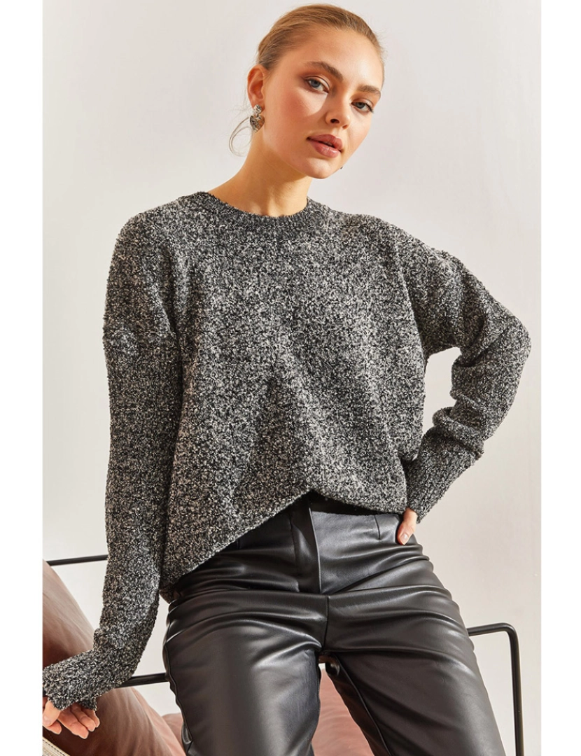 Defile - Sweatshirt de Senhora Preto