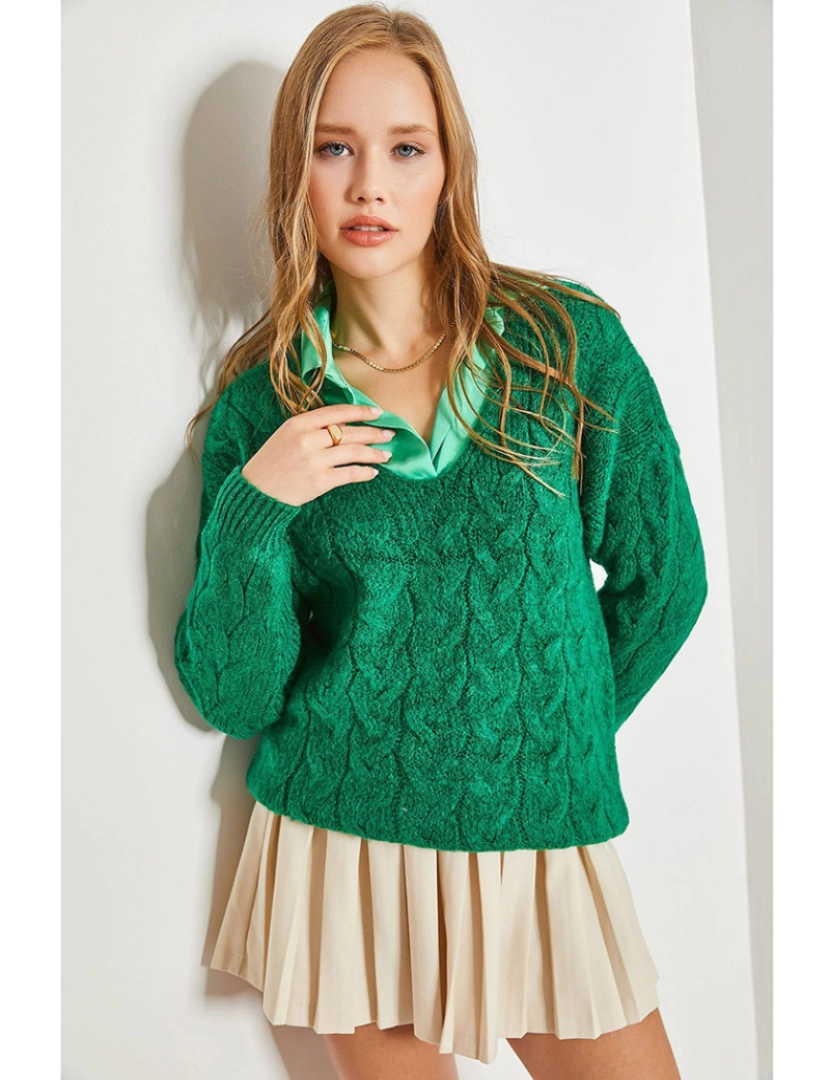 Defile - Sweatshirt de Senhora Verde