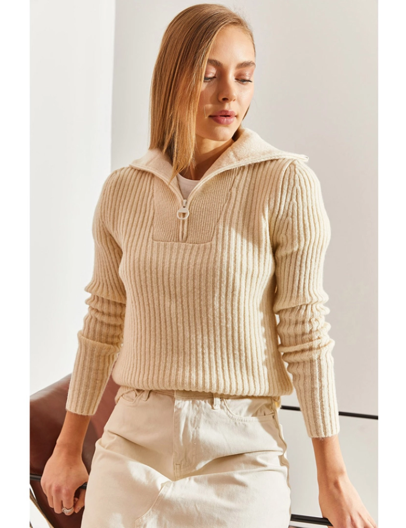 Defile - Sweatshirt de Senhora Creme