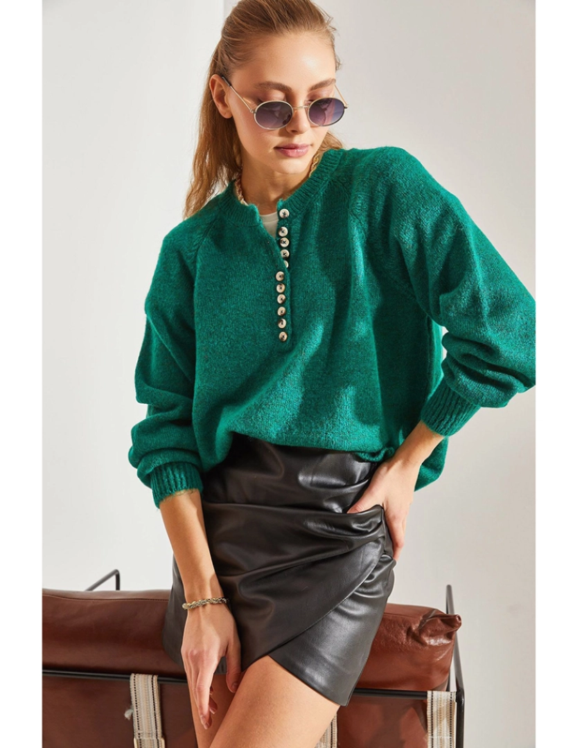 Defile - Sweatshirt de Senhora Verde