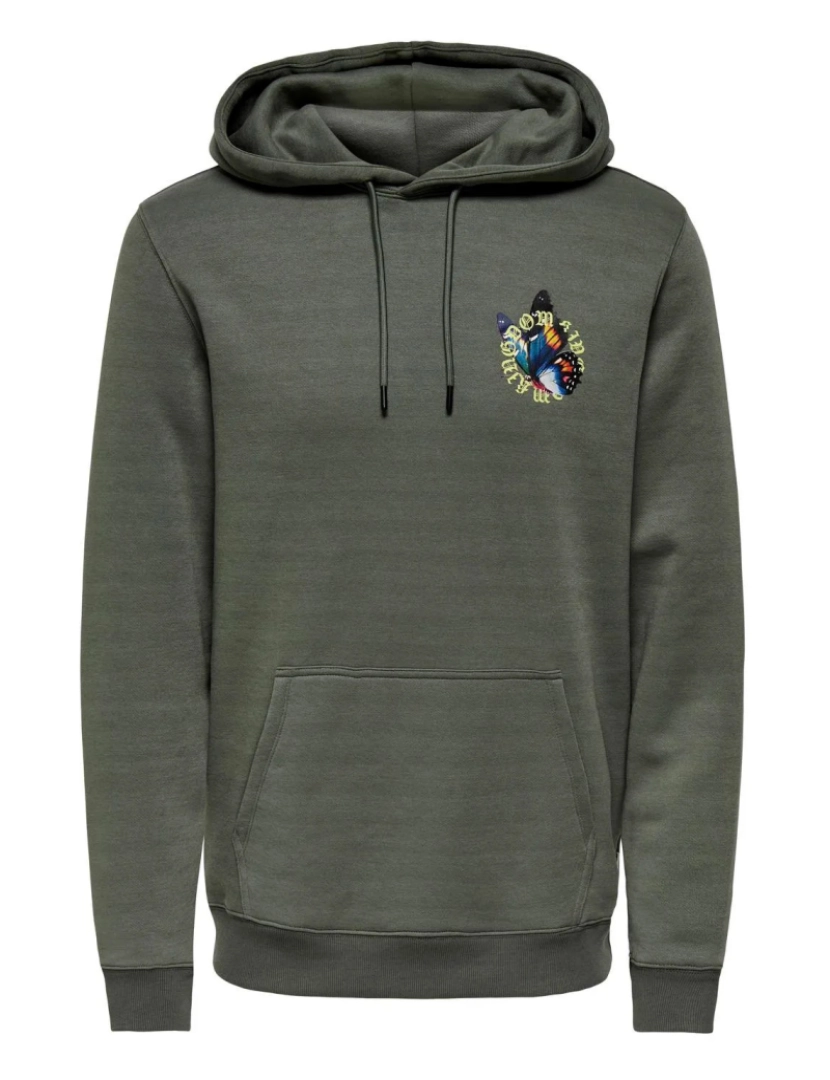 Only & Sons - Only & Sons Keane Hoodie  Cinza