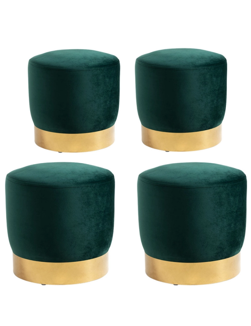 Presentes Miguel - Pack 4 Bancos Tassel - Verde