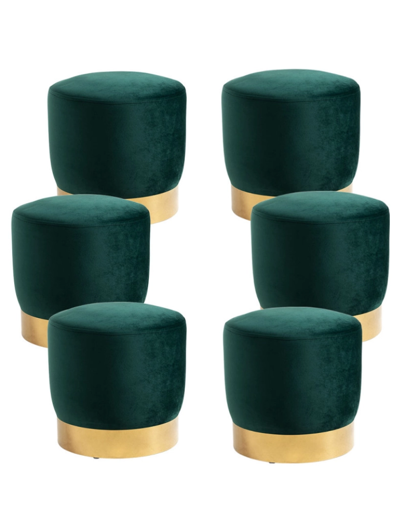 Presentes Miguel - Pack 6 Bancos Tassel - Verde