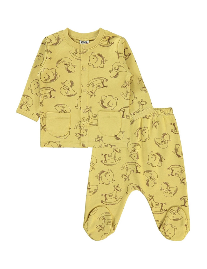 Cosima - Conjunto Pijama Bebé (2 Peças) de Bebé Amarelo