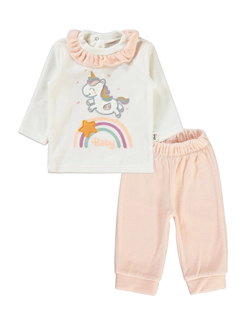 Cosima - Conjunto Pijama Bebé (2 Peças) de Bebé Rosa