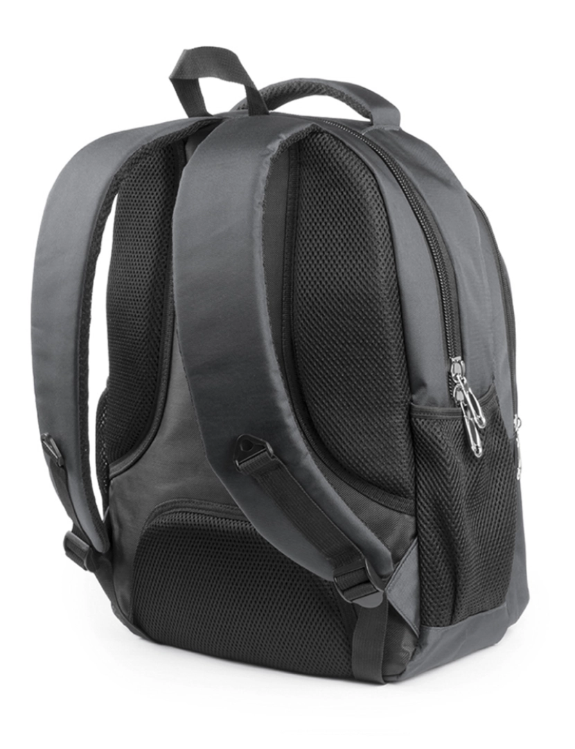 imagem de DAM Mochila  Arcano confeccionada em resistente nylon 600D com compartimento interno acolchoado para laptop. 32,5x25x44 cm. Cor cinzenta3