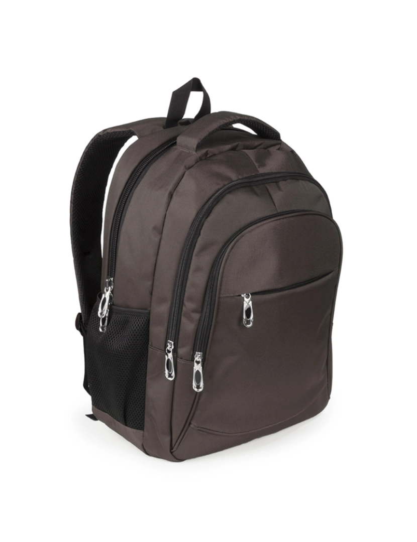 DAM - DAM Mochila  Arcano confeccionada em resistente nylon 600D com compartimento interno acolchoado para laptop. 32,5x25x44 cm. Cor marron