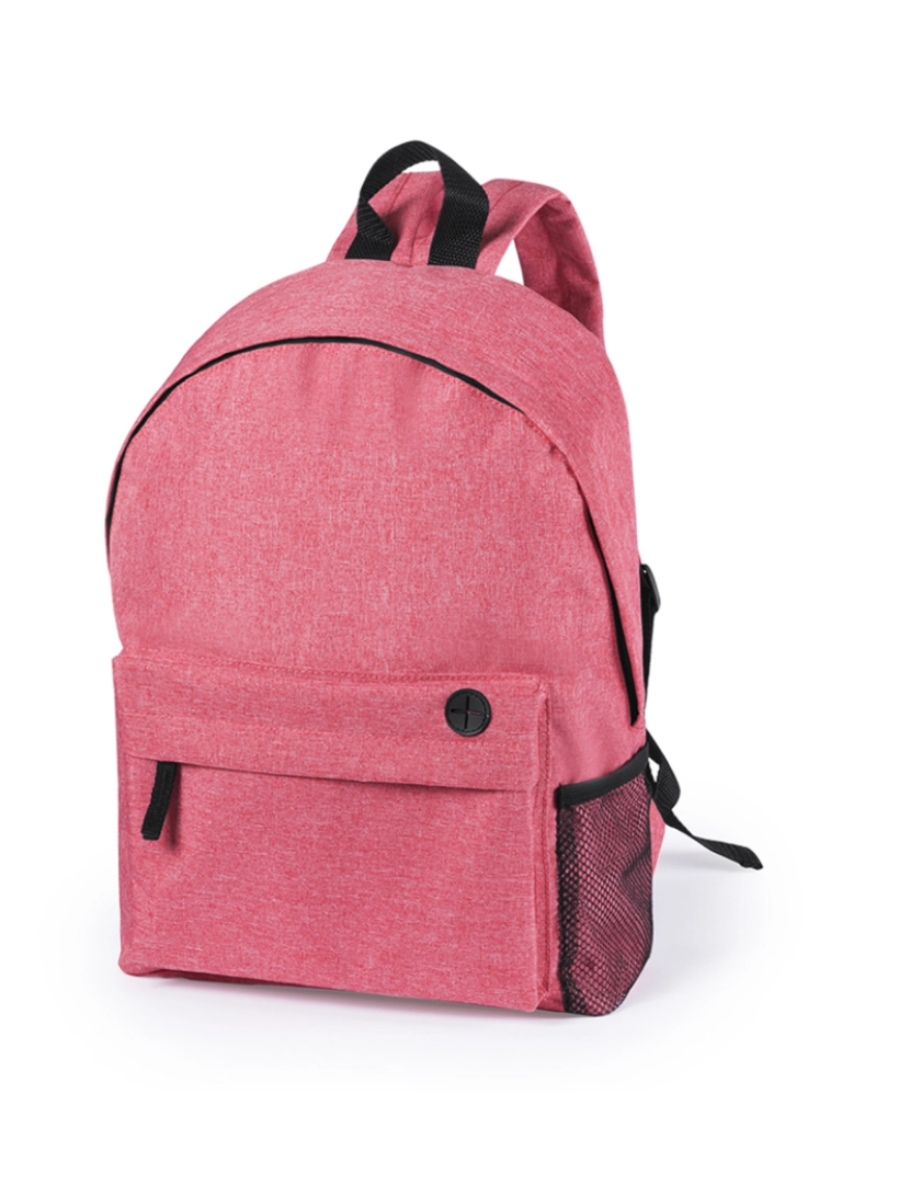 imagem de DAM Mochila  Chens em poliéster resistente 600D com design casual em dois tons. 28x12x38 cm. cor vermelha2