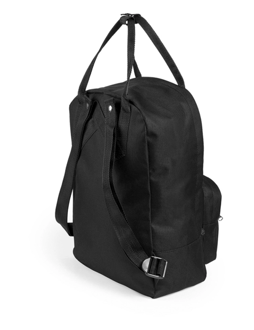 imagem de DAM Mochila  Soken em poliéster 600D com design urbano casual, com alças resistentes combinando. 29x19x39cm. Cor preta2