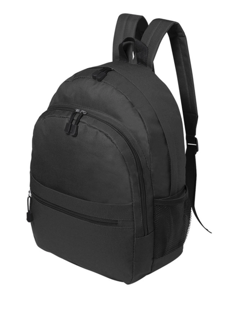 DAM - DAM Mochila  Ventix em poliéster 600D resistente. Malha lateral de fácil acesso, alças de fita para fácil abertura. 31x16x41 cm. Cor preta