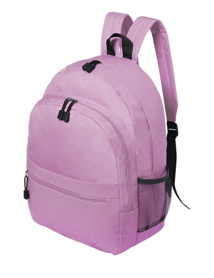 imagem de DAM Mochila  Ventix em poliéster 600D resistente. Malha lateral de fácil acesso, alças de fita para fácil abertura. 31x16x41 cm. Cor rosa1