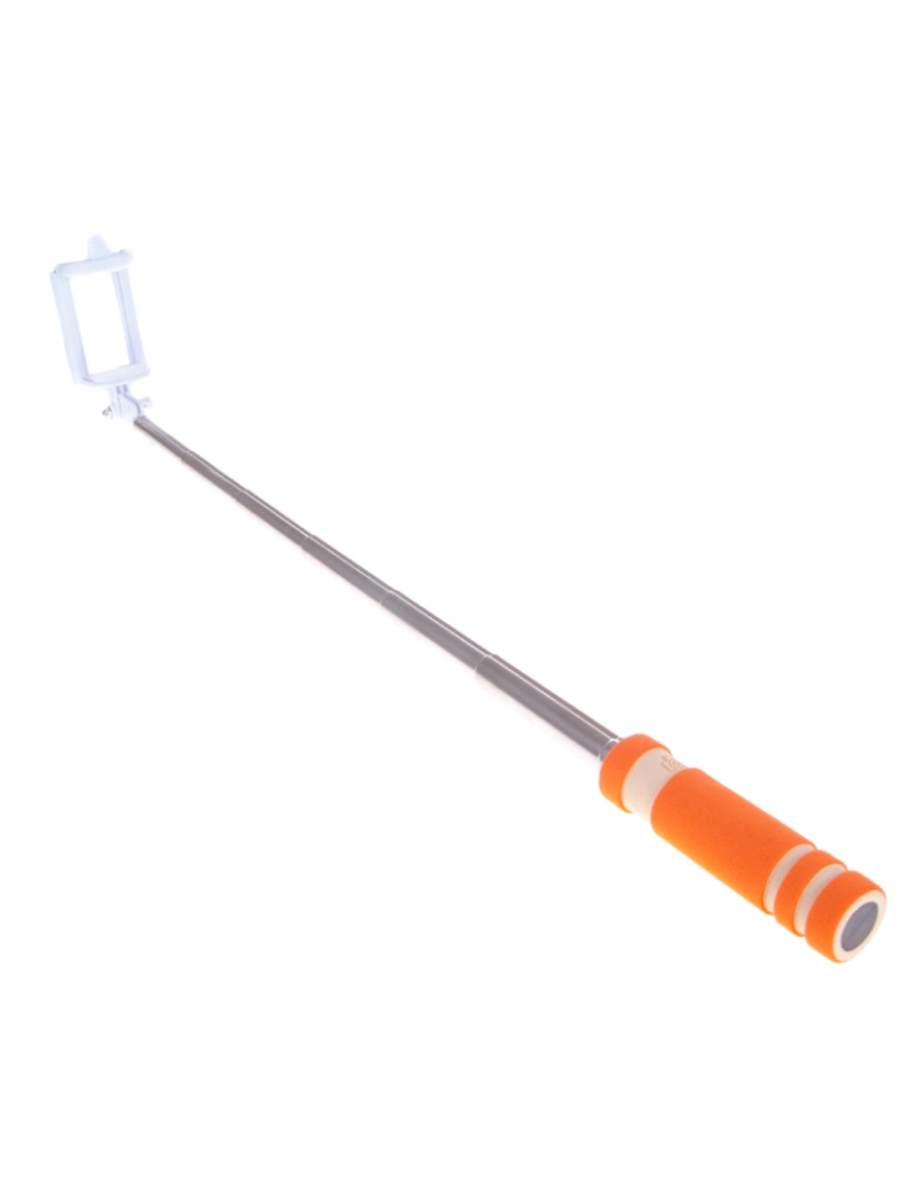 imagem de DAM  Mini Selfie Stick com pega antiderrapante 4x3x14 cm. Cor laranja4