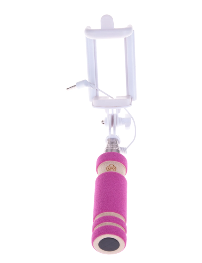 imagem de DAM  Mini Selfie Stick com pega antiderrapante 4x3x14 cm. Cor rosa1