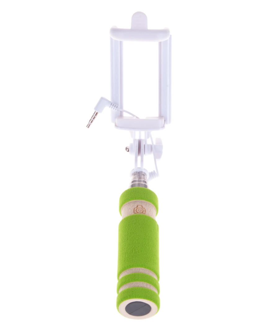 DAM - DAM  Mini Selfie Stick com pega antiderrapante 4x3x14 cm. Cor verde