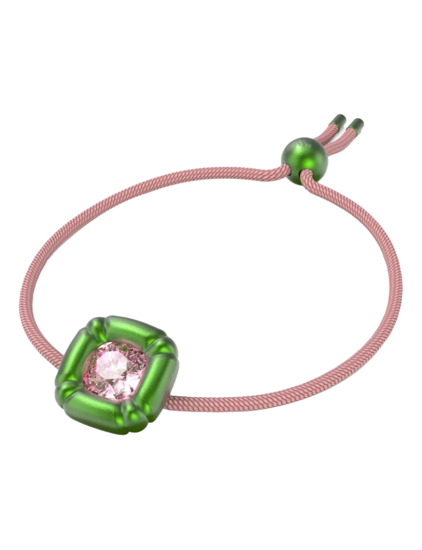 Swarovski - Bracelete de Senhora Verde e Rosa