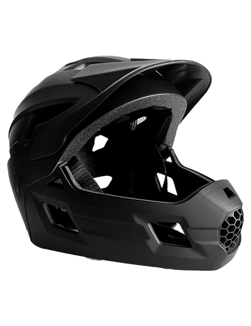 Crazy Safety - Capacete integral para crianças 6-12 | Preto | Crazy Safety | EN1078 Certificado