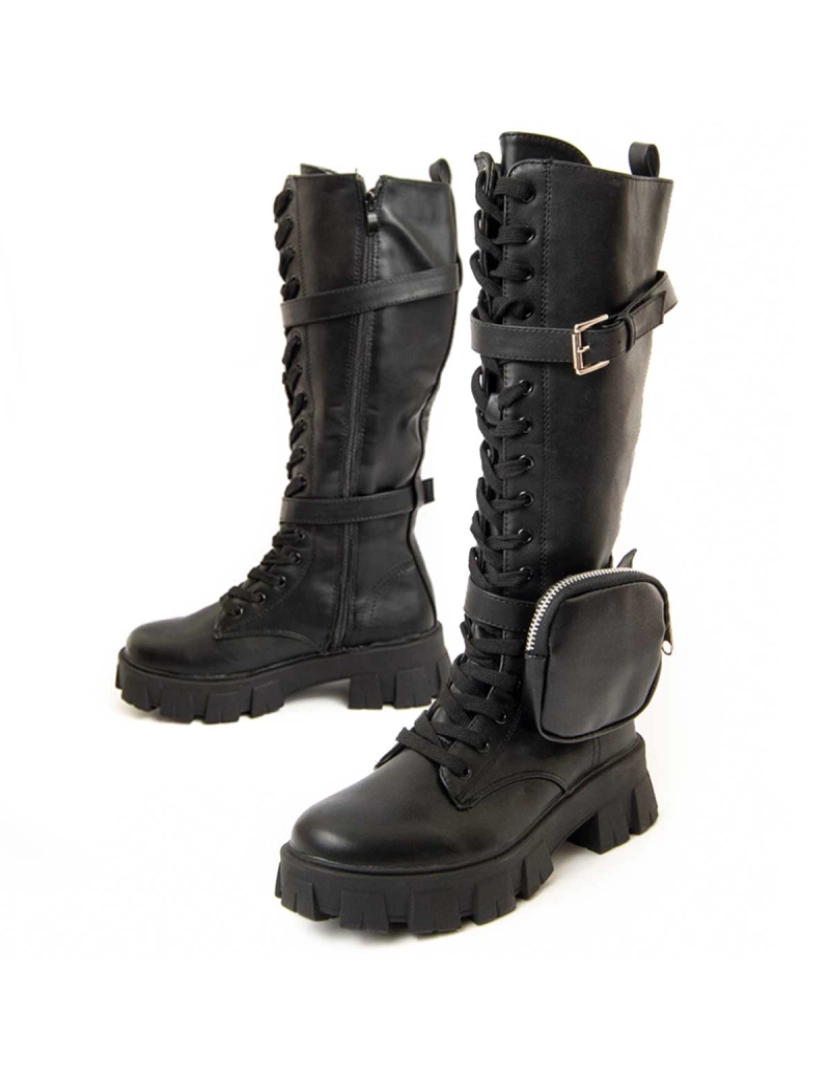 Montevita - Bota De Plataforma Montevita Militta2 Para Mulher