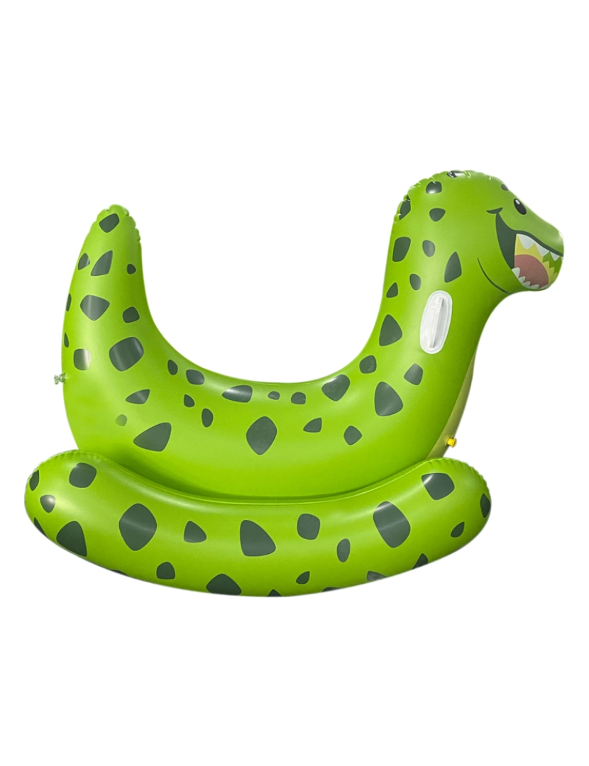 imagem de DAM Cadeira flutuante infantil inflável , design de dinossauro, atira água. 72x67x58 cm. Cor verde2