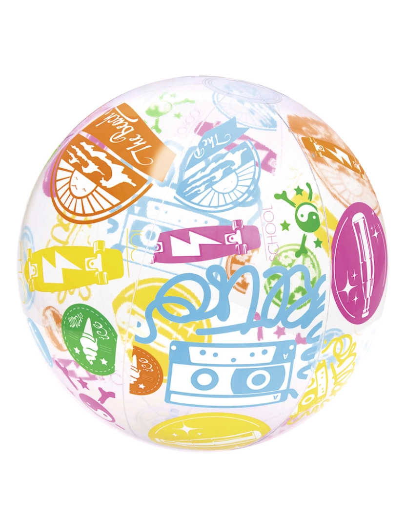 imagem de DAM Bola  Bestway Designer Ø 51 cm. 51x51x51cm. Cor: Multicolorido4