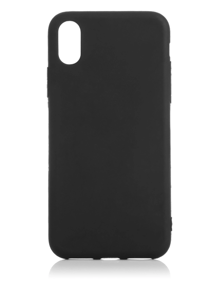 imagem de DAM CAPA  PRETA MATTE TPU IPHONE X 714 Cm. Cor preta1