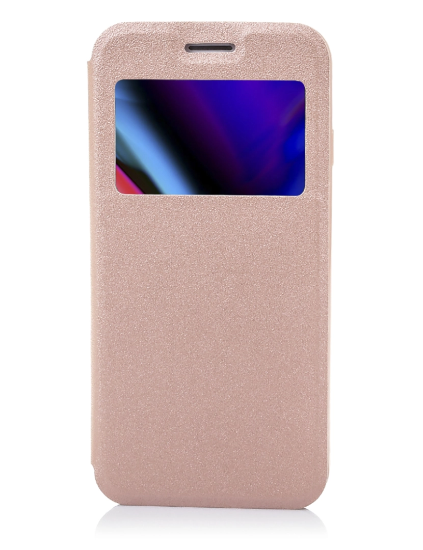 imagem de DAM CAIXA LIVRO  COM JANELA FECHO MAGNÉTICO IPHONE 7/ IPHONE 8 7x1x14 Cm. Cor: Ouro Rosa1