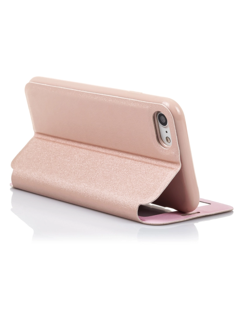 imagem de DAM CAIXA LIVRO  COM JANELA FECHO MAGNÉTICO IPHONE 7/ IPHONE 8 7x1x14 Cm. Cor: Ouro Rosa6