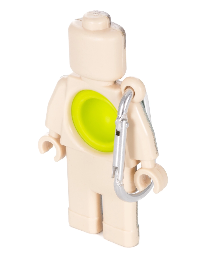 imagem de DAM  Figura Squid Pop It player 456 com mosquetão. 5,5x1,7x9 cm. Cor verde3