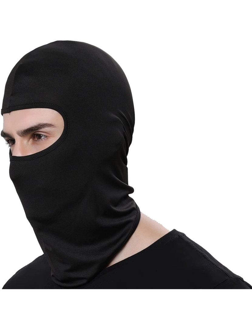 imagem de Balaclava / máscara de esqui / capuz MC Preto 1-pack4