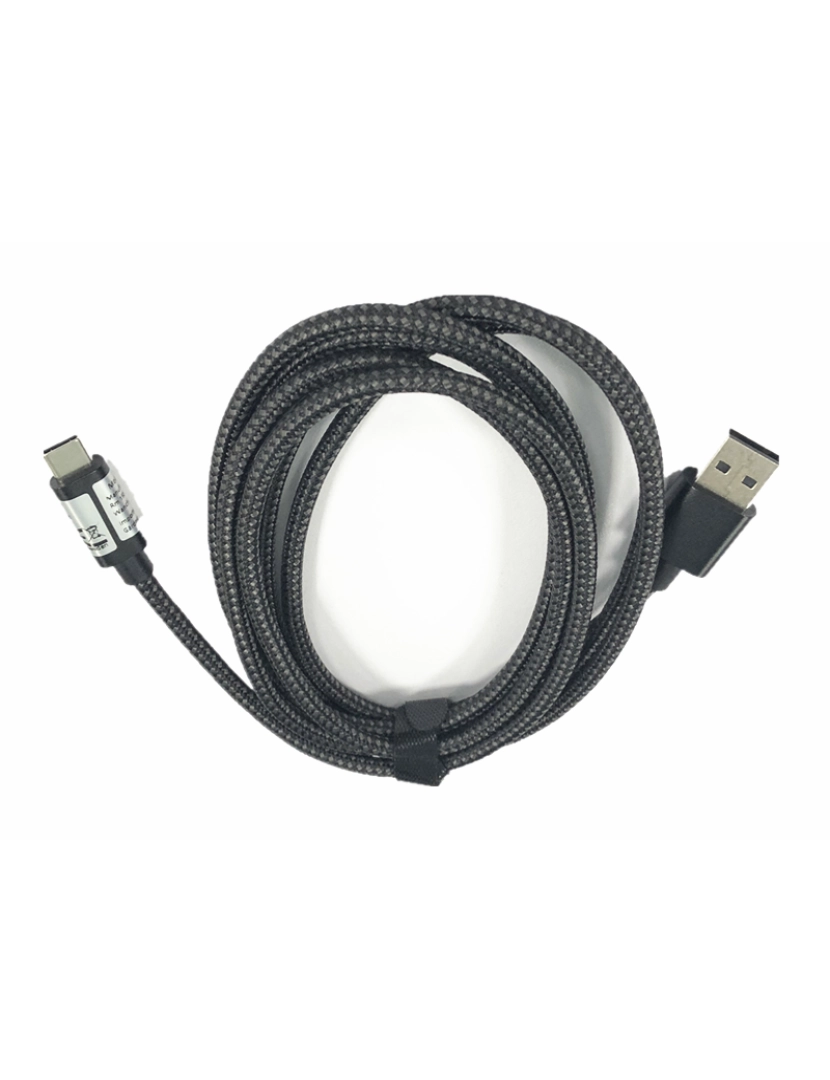 imagem de Cabo de carregamento rápido 3A USB A 2.0 para USB C Black 2 metros6