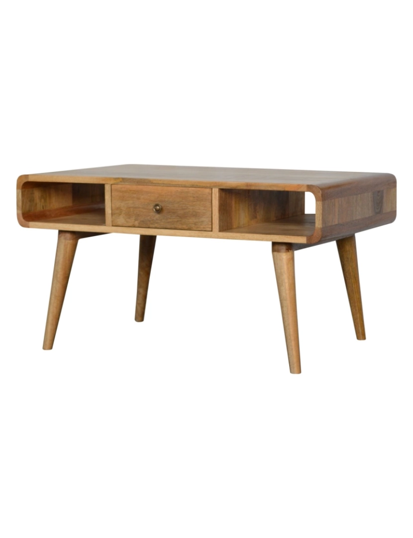 Artisan Furniture - Mesa de Café Curvada Oak-ish