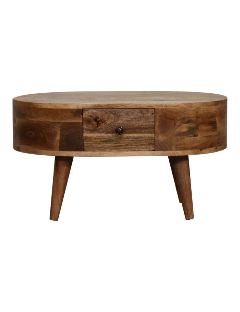 imagem de Mesa de Café Mini Oak-ish Rounded1