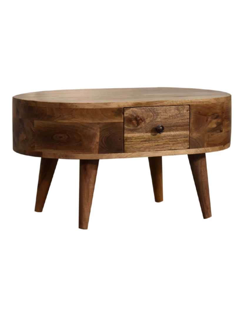 imagem de Mesa de Café Mini Oak-ish Rounded3