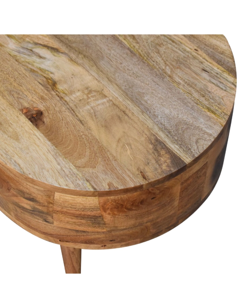 imagem de Mesa de Café Mini Oak-ish Rounded8