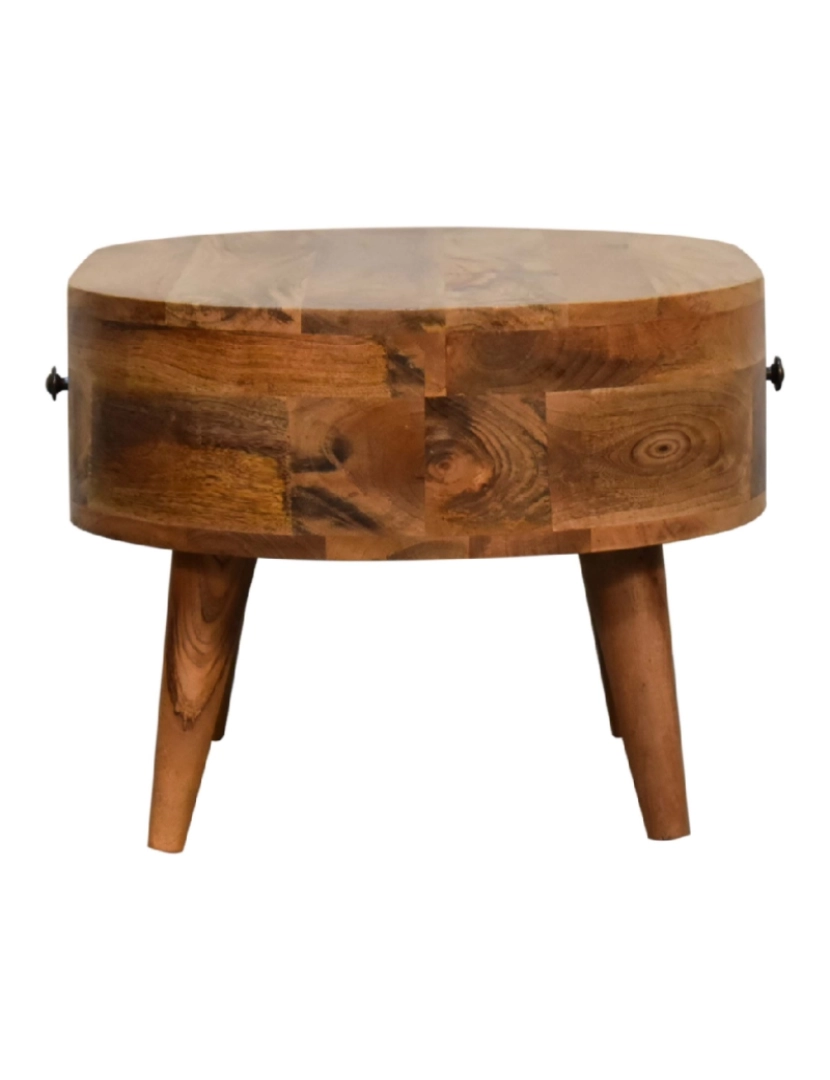 imagem de Mesa de Café Mini Oak-ish Rounded9